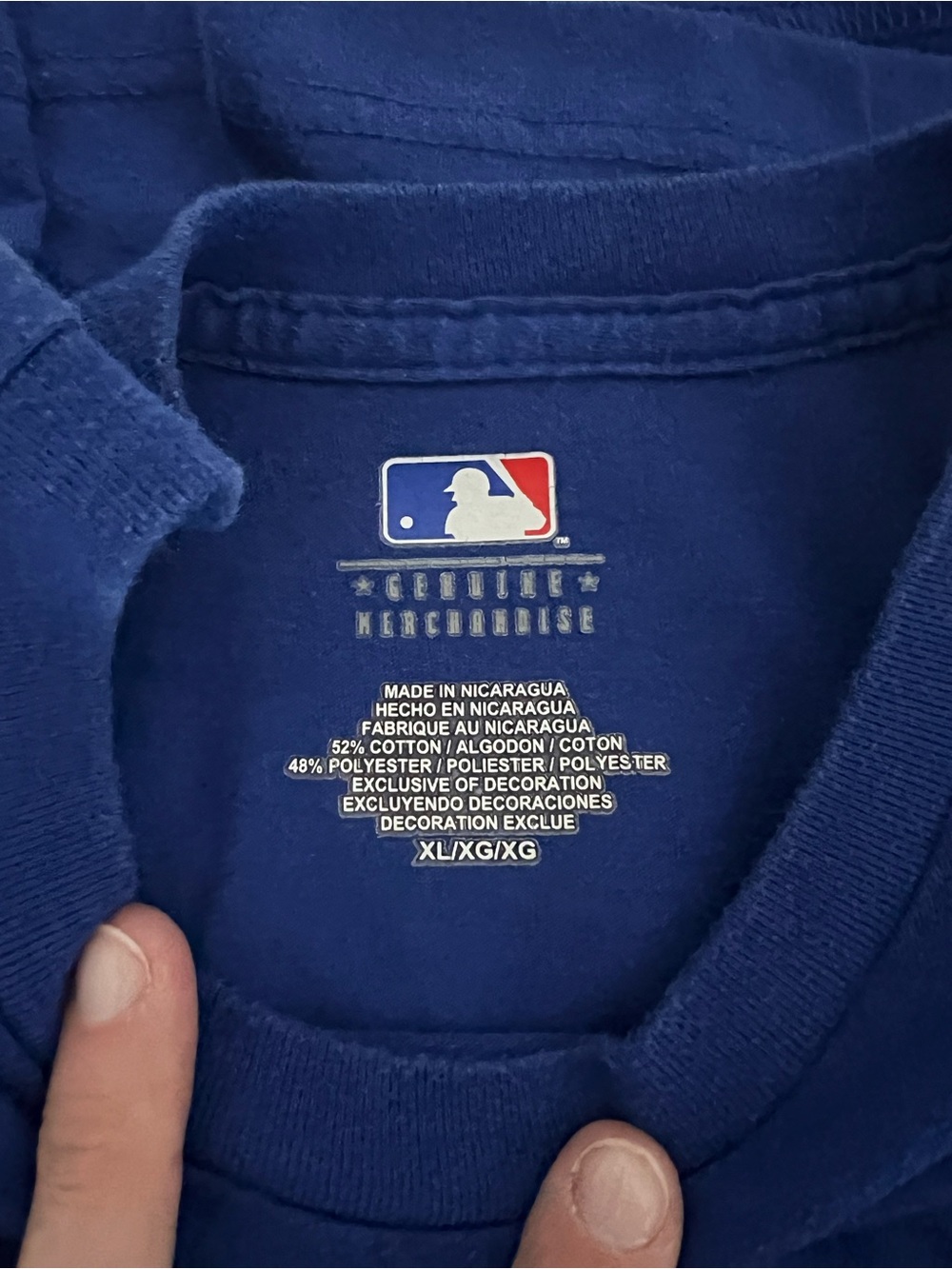 Genuine Merchandise Kansas City Royals Navy Blue MLB Logo Tee - Picture 3 of 4